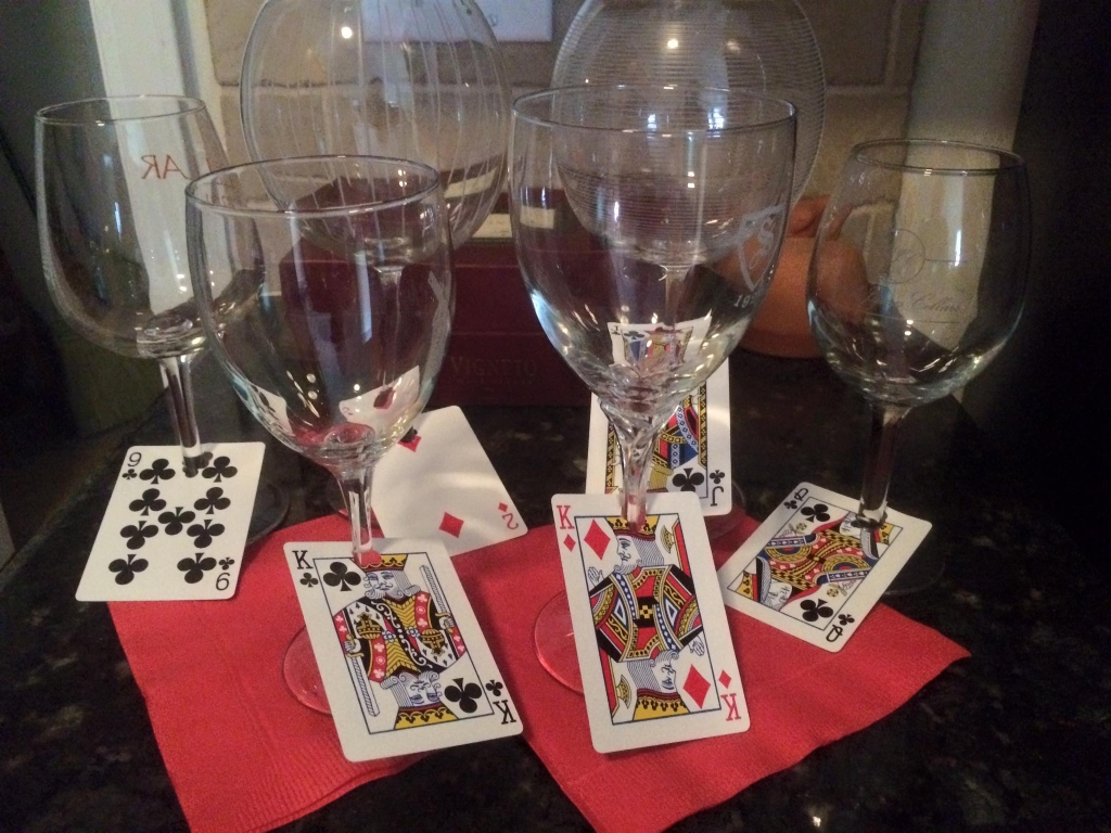 card wine glasses