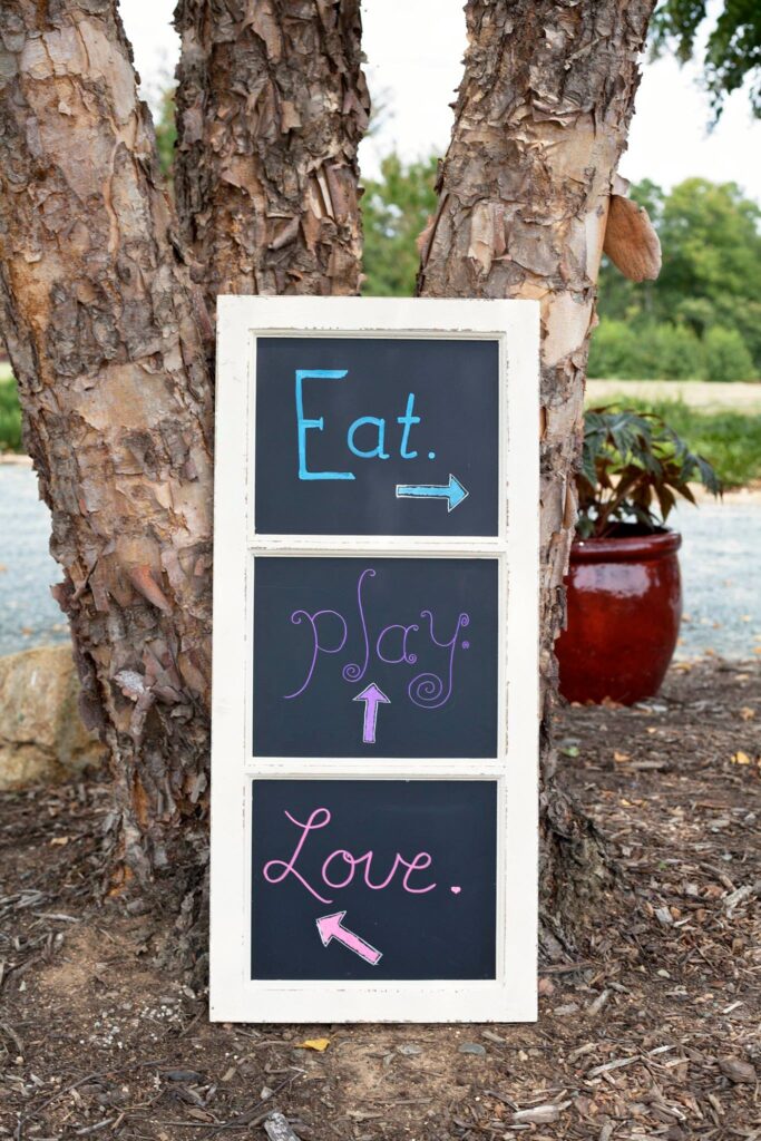 wedding welcome sign