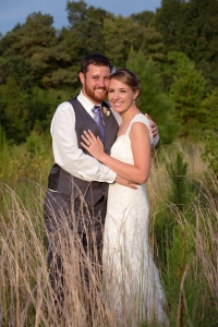 Outdoor Chapel Hill Wedding Planner Bride and Groom