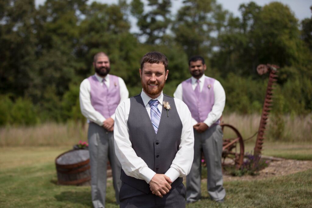 Groom and groomsmen