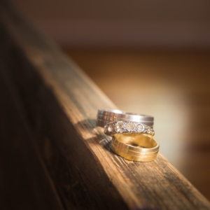 Wedding Bands and Engagement Ring Chapel Hill Wedding